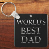 Sleutelhanger 'Beste Papa Ter Wereld' (Voorkant)
