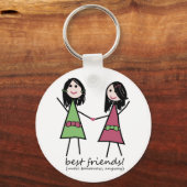 sleutelhanger "Beste vrienden" (Voorkant)