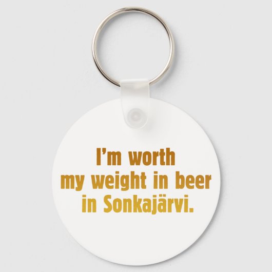 Sleutelhanger Bier Vrouw (Voorkant)