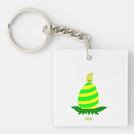 Sleutelhanger bij paasmoes (voorkant)