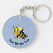 Sleutelhanger bijen cartoon (Achterkant)