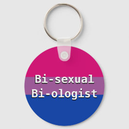 Sleutelhanger biseksuele bioloog Button