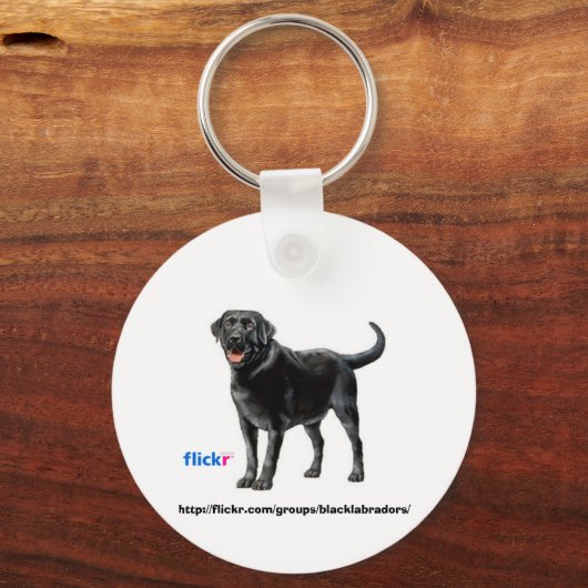 Sleutelhanger Black Labs Group (Voorkant)