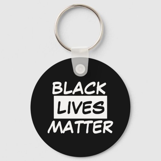 Sleutelhanger - BLACK LIVES MATTER (Voorkant)