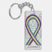 Sleutelhanger bladerkanker enenenbewustwording (Voorkant Links)