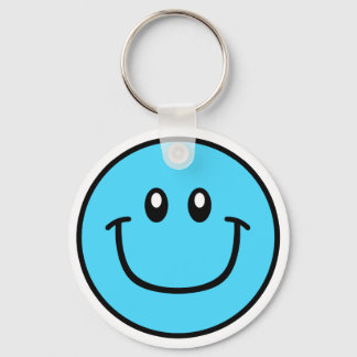 Sleutelhanger blauw 0003 voor glimlachen