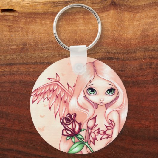 sleutelhanger "Bleek Roos" (Voorkant)