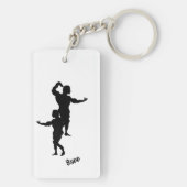 Sleutelhanger: Body Builder Sleutelhanger (achterkant)