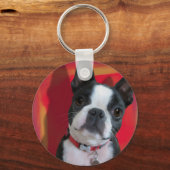 Sleutelhanger Boston Terrier (Voorkant)