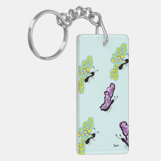 Sleutelhanger/botervliegen Sleutelhanger (Voorkant Links)