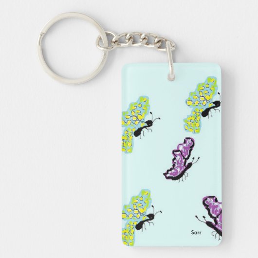 Sleutelhanger/botervliegen Sleutelhanger (Voorkant)