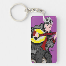 Sleutelhanger/Bouzouki Player Sleutelhanger