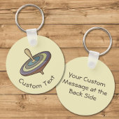 Sleutelhanger bovenaan draaien