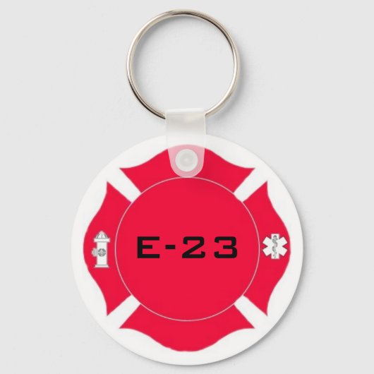 Sleutelhanger brandweerman (Voorkant)