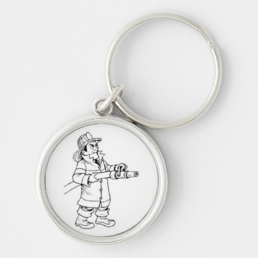 Sleutelhanger brandweerman (Voorkant)