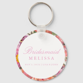 Sleutelhanger Bridesmaid - Floral