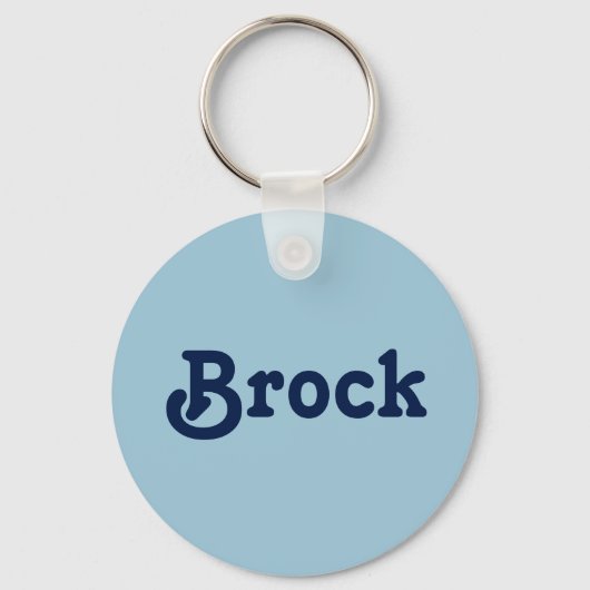 Sleutelhanger Brock (Voorkant)