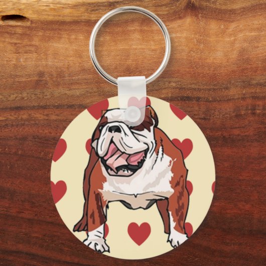 Sleutelhanger - Bulldog (Voorkant)