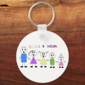 Sleutelhanger Button Giggles & Screams (Voorkant)