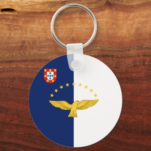 Sleutelhanger Button van de Azoren (Voorkant)