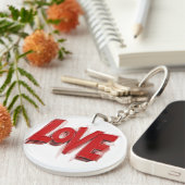 Sleutelhanger cadeau, Liefde cadeau, Valentijnsdag (Voorkant Rechts)