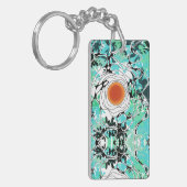 Sleutelhanger cadeau mannen bloemen natuur droomku (Voorkant Links)