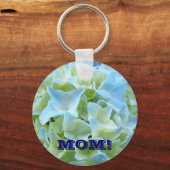 SLEUTELHANGER cadeaus Blue Hydrangea Flowers Flora (Voorkant)