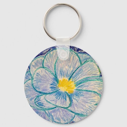 Sleutelhanger Camellia 'Blauwe Donau' (Voorkant)