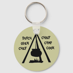 SLEUTELHANGER CAMPING GLAMPING DUTCH OVEN CHEF COO