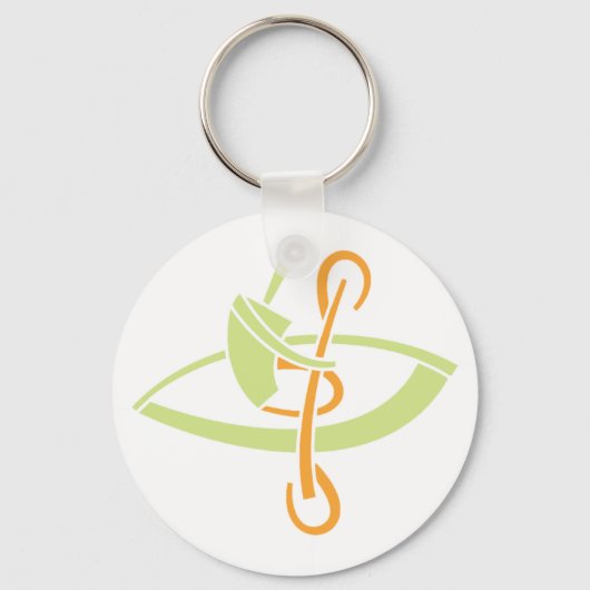 Sleutelhanger Canoaliseillustratie (Voorkant)