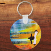 sleutelhanger capoeira mma martial arts ax samba (Voorkant)