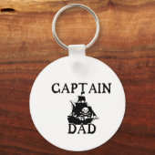 Sleutelhanger Captain Dad (Voorkant)