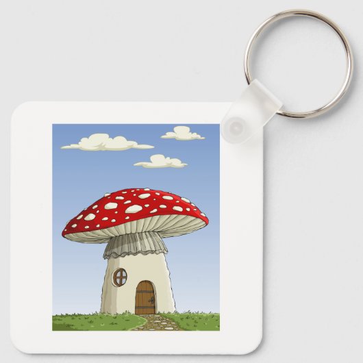 Sleutelhanger champignon (Achterkant)