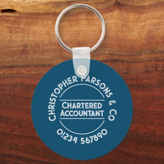 Sleutelhanger charteraccountant (Voorkant)