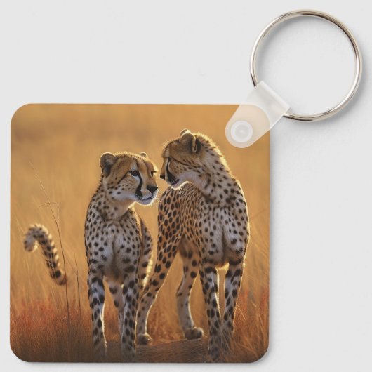 Sleutelhanger Cheetah (Achterkant)