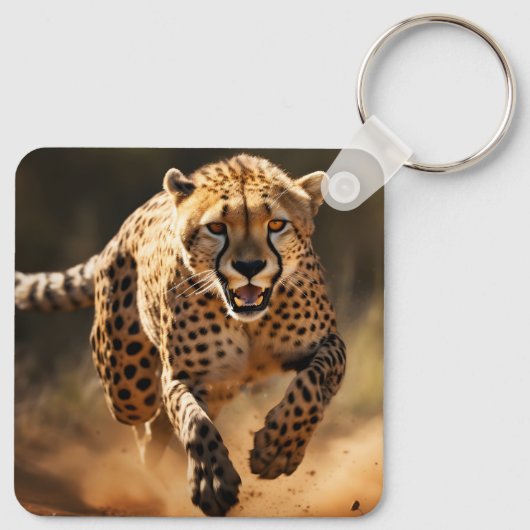 Sleutelhanger Cheetah (Achterkant)