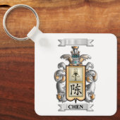 Sleutelhanger Chen Achternaam En Schild (Voorkant)
