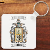 Sleutelhanger Chen Achternaam En Schild (Achterkant)