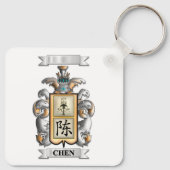 Sleutelhanger Chen Achternaam En Schild (Achterkant)