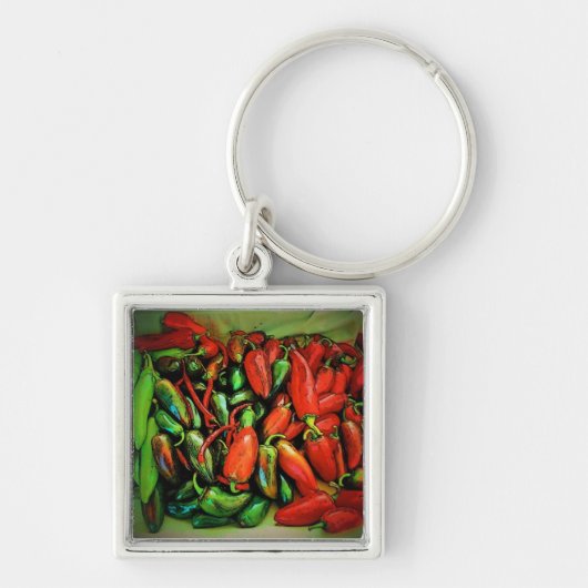 Sleutelhanger Chili Peppers (Voorkant)