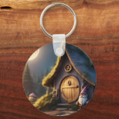 Sleutelhanger cirkel met leuke kabinetontwerp (Voorkant)