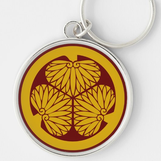 Sleutelhanger Clan Tokugawa Crest (Kamon) (Voorkant)