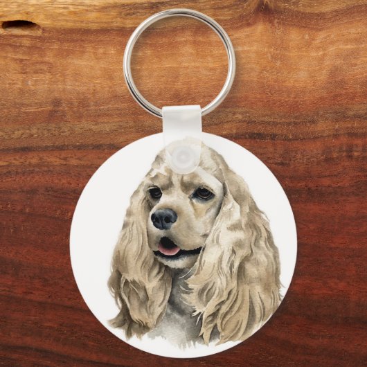 Sleutelhanger Cocker Spaniel (Voorkant)