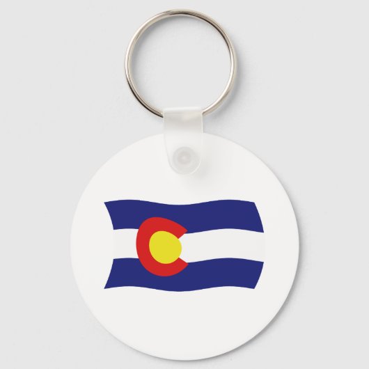 Sleutelhanger Colorado Vlag (Voorkant)