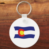 Sleutelhanger Colorado Vlag (Voorkant)
