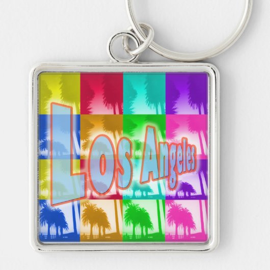 sleutelhanger "Coloring Los Angeles 1" (Voorkant)