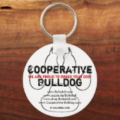 Sleutelhanger Cooperative Bulldog (Voorkant)