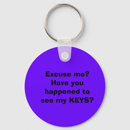 Sleutelhanger Crazy: Keys??? (Voorkant)