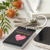 Sleutelhanger 'Creatieve geesten slapen nooit' (Voorkant Rechts)