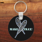 SLEUTELHANGER Crossed Snowschoenen Snowshoeing maa (Voorkant)